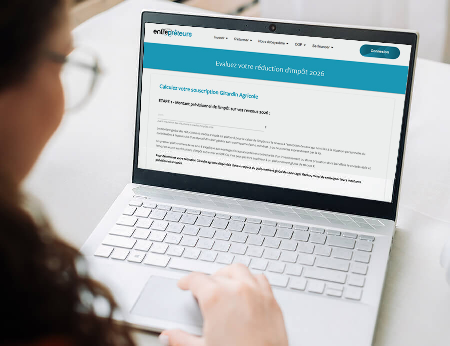 Simulation r&eacute;duction d'imp&ocirc;t